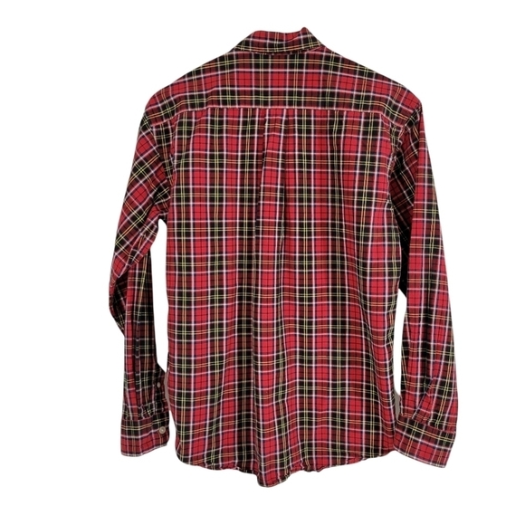 Ralph Lauren Red Boys Plaid Button Down Shirt - Picture 4 of 6
